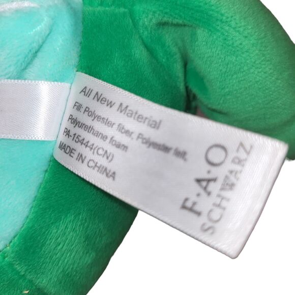 FAO Schwarz Plush Green Dragon Stuffed Animal Toy LED Lights Sound - Picture 13 of 16